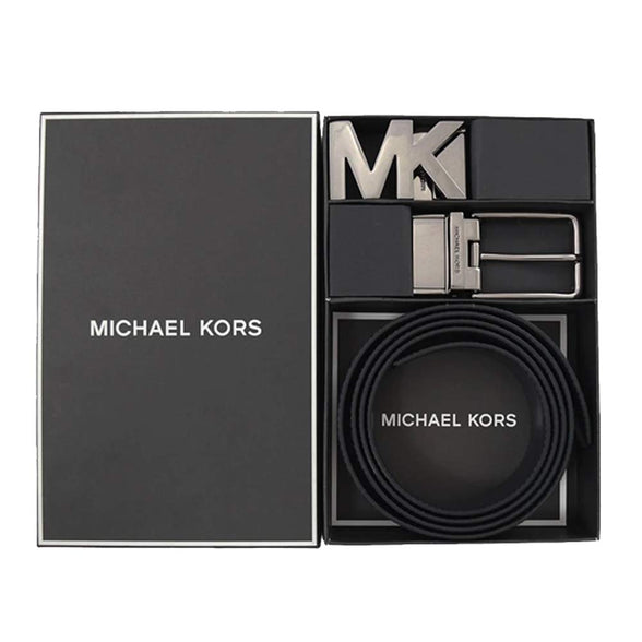 Michael Kors Men's 36H9MBLY4V Box Jet Set 4 In 1 Signature Leather Gift Set Belt