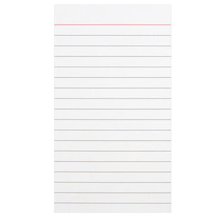 Vertically Ruled Index Cards, Daily Checklist (3 x 5 In, 300 Pack)