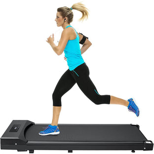 Treadmills for Home with 220 lbs Running Exercise Machine with LED Display Time, Speed, Distance, Calories for Home Fitness Jogging Walking