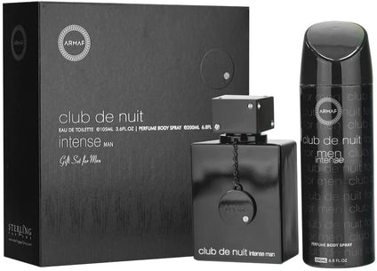 ARMAF Club De Nuit Intense Man, Gift Set for Men – EAU DE TOILETTE – 105ml + 200ml Perfume Body Spray By ARMAF From The House of Sterling