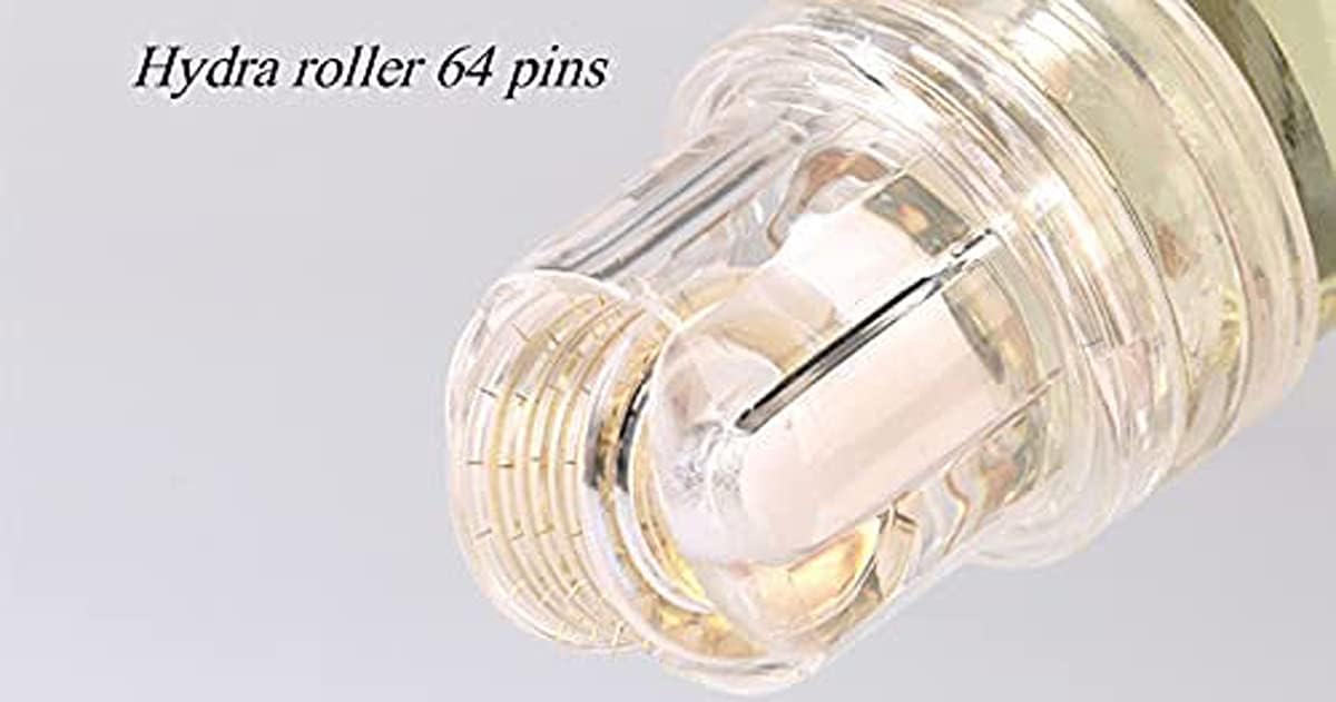 KASTWAVE Hydra Roller Microneedle Derma Roller and Serum Applicator - Cosmetic Microneedling Tool (0.5mm)