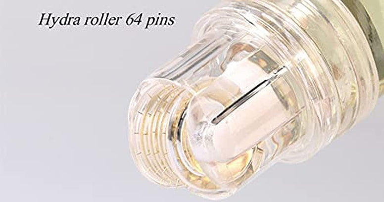 KASTWAVE Hydra Roller Microneedle Derma Roller and Serum Applicator - Cosmetic Microneedling Tool (0.5mm)