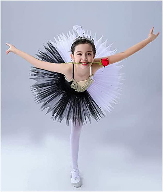 Kids' Girl's Camisole Leotard Ballet Tutu Dresses Performance Dancewear Skirts