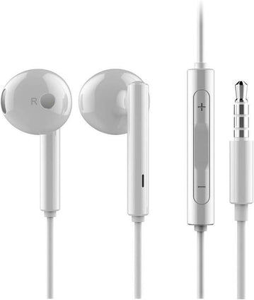 Original Huawei Headset in White for Huawei P9 - Plus Earphones with Volume Control & Micro