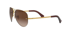 Ray-Ban Men Sunglasses, Gold, 7 1/4