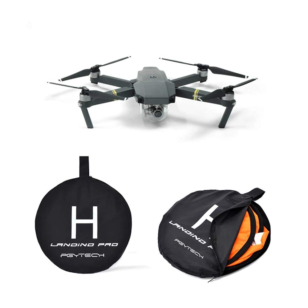 PGYTECH Foldable Drone Landing Pad, Helicopter Mini helipad compatible with Drones DJI MINI 3 Mavic 3 DJI Air 2S DJI Mini 2/ Mavic Air 2/ Mavic Mini/Mavic 2/DJI FPV/DJI Mavic Pro - 75cm