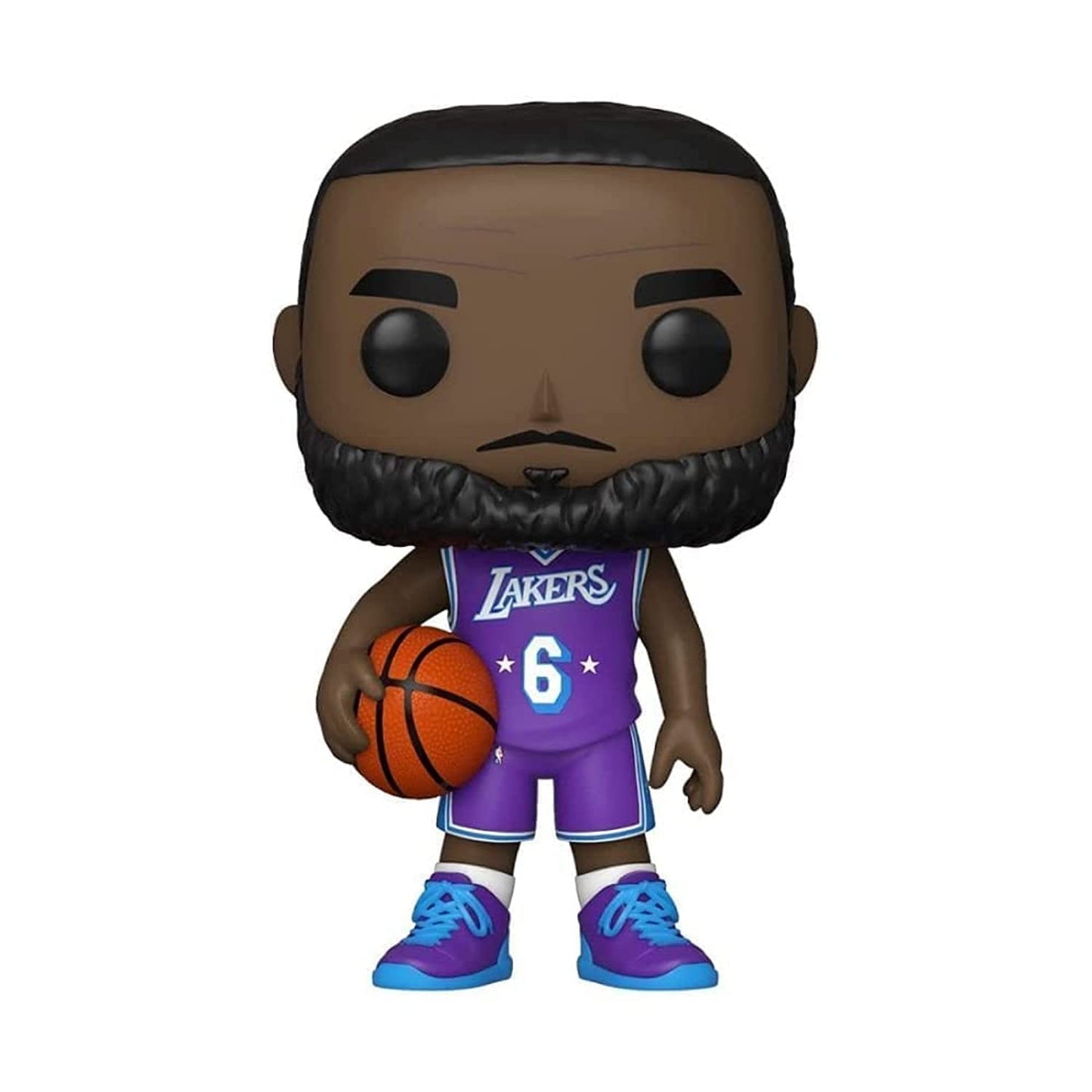 Funko Pop! Basketball: NBA Lakers- LeBron James (City Edition 2021), Action Figure - 57628, Multi Color