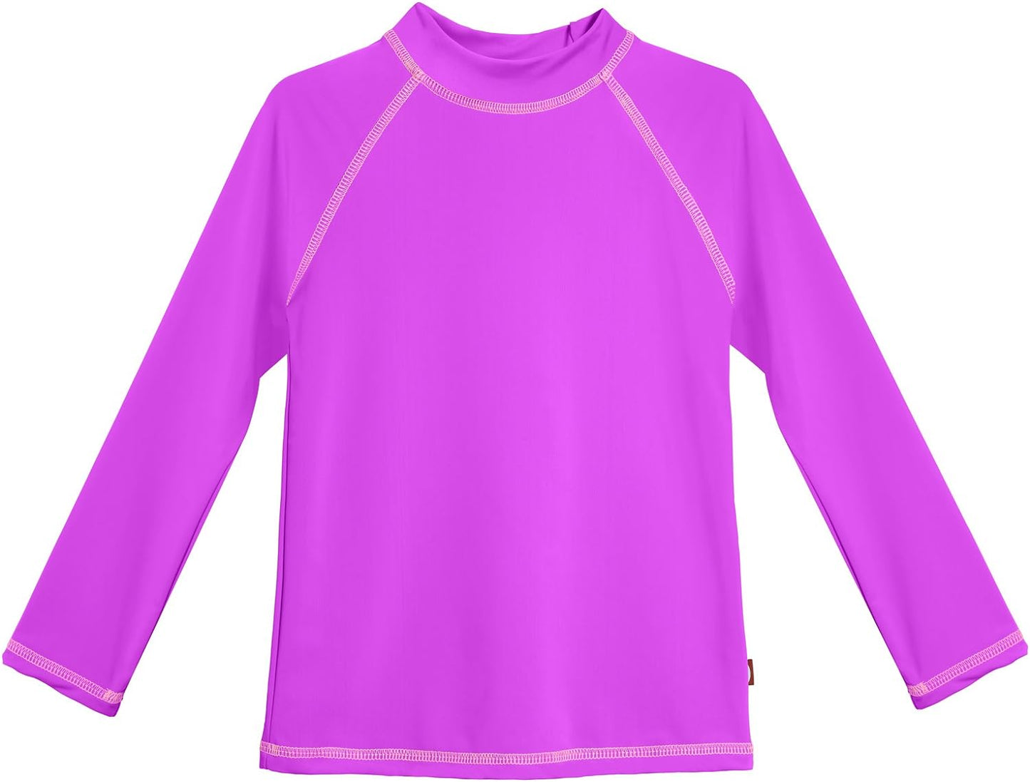 City Threads Girls' SPF50 Rash Guard Sun Swimming Tee Pool & Beach