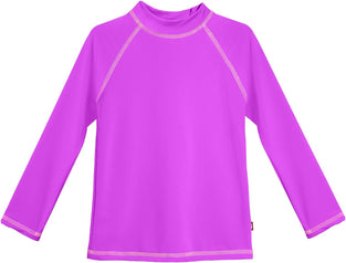 City Threads Girls' SPF50 Rash Guard Sun Swimming Tee Pool & Beach