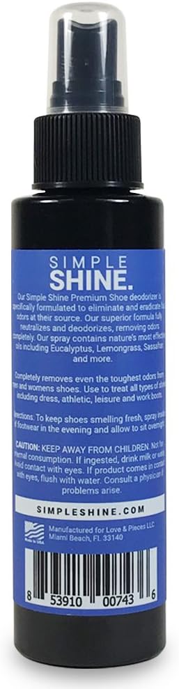 Premium Shoe Deodorizer Foot Spray | Shoe Spray Eliminator Feet and Sweat | Extra Strength Shoe Odor Eliminator and Deodorant