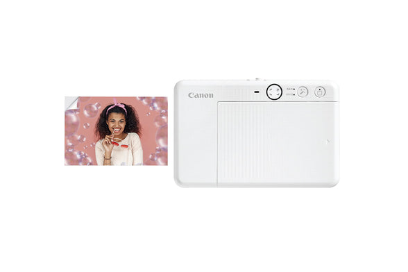 Canon Zoemini S2 Instant Camera Compact Photo Printer, Pearl White