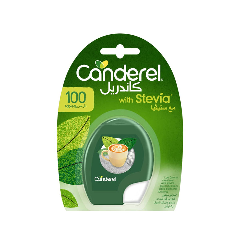 CANDEREL WITH STEVIA SWEETENER 100 TABS