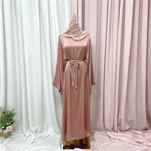 Abayas for Women Muslim Dress, Eid Ramadan Modest Prayer Clothes Islamic Arabic Kaftan Maxi Middle East Robe