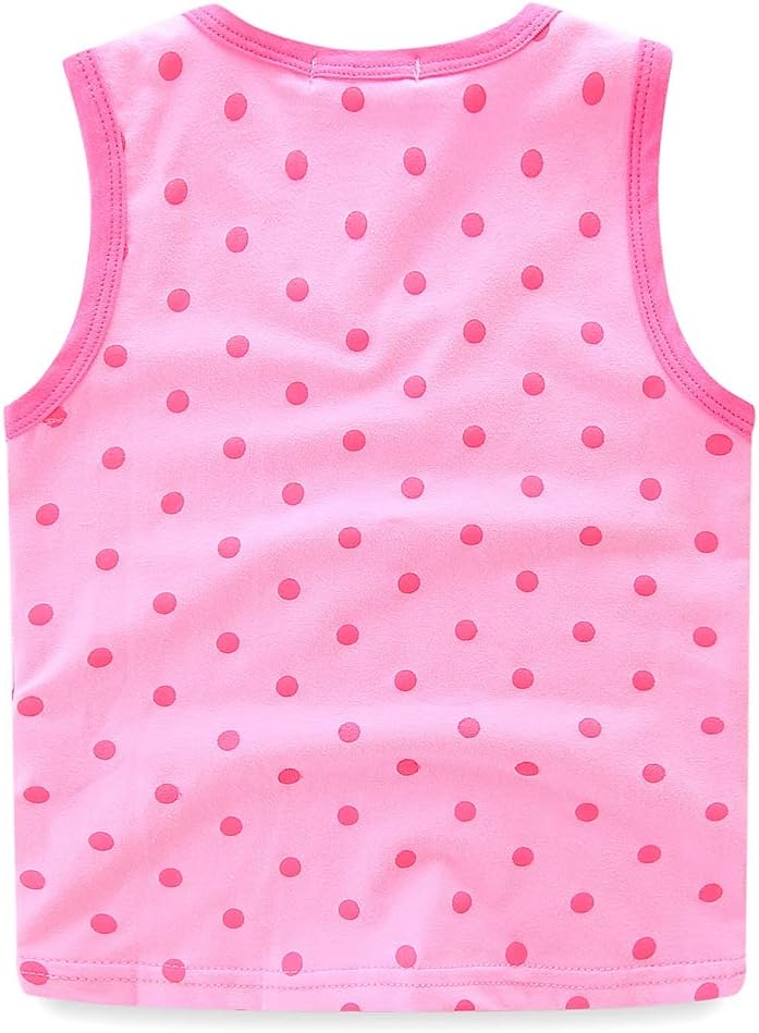 Mud Kingdom Kids Outfits Polka Dot Tank Top and Short Clothes Sets Holiday 2 Y