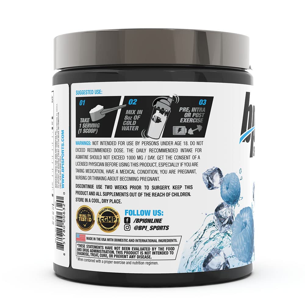 BPI Sports Best BCAA Peptide Linked Powder Blue Raspberry, 300 gm