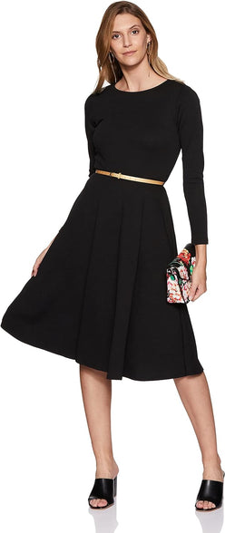 Miss Olive Women's Skater Midi Dress