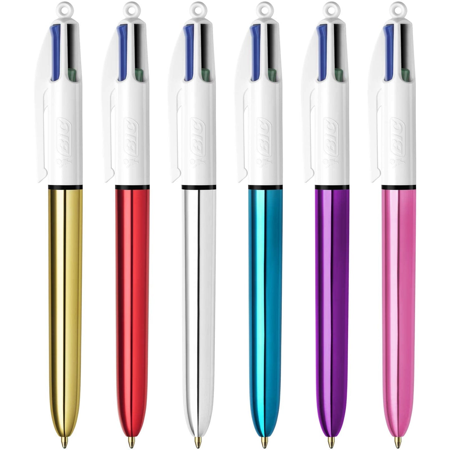 BIC 4 Colours Shine Ballpoint Pen (Pack of 1)