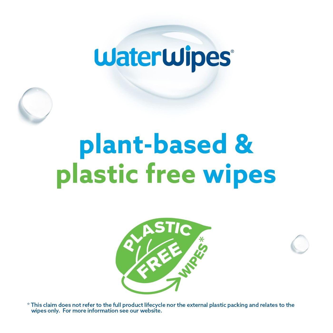 WaterWipes Plastic-Free Textured Clean, Toddler & Baby Wipes, 99.9% Water Based Wipes, Unscented & Hypoallergenic For Sensitive Skin, 540 Count (9 Packs), Packaging May Vary