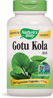 Nature's Way, Gotu Kola Herb, 950 mg, 180 Vegetarian Capsules