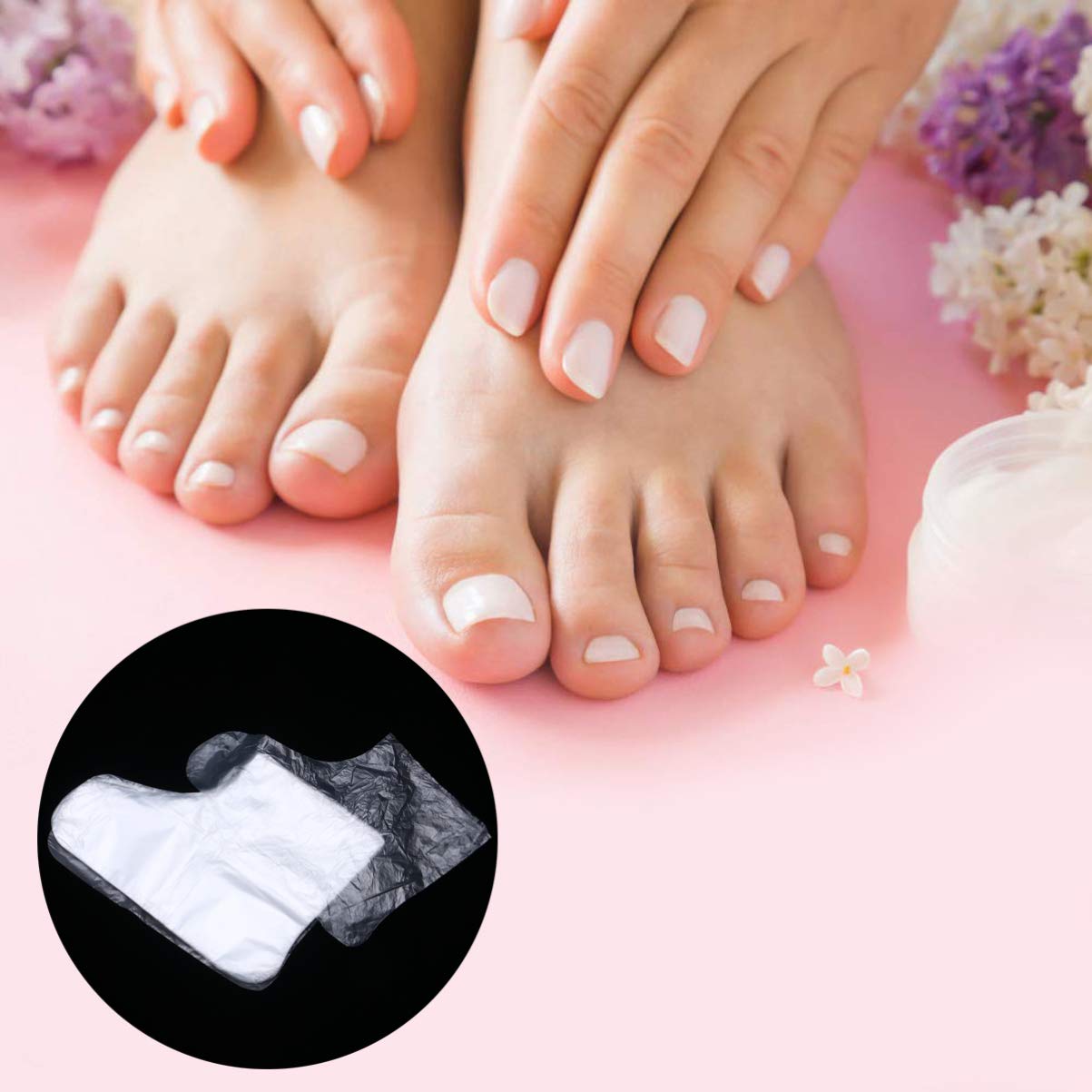 Healifty Gloves Moisturizing Foot Covers 200pcs