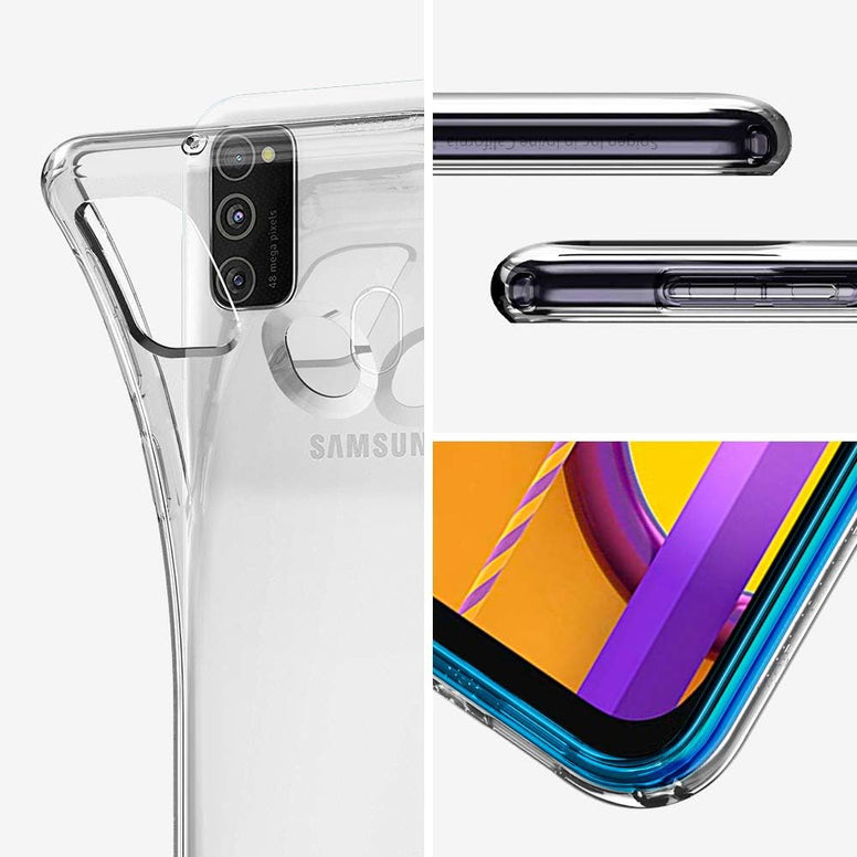 Spigen Liquid Crystal designed for Samsung Galaxy M30s case cover - Crystal Clear