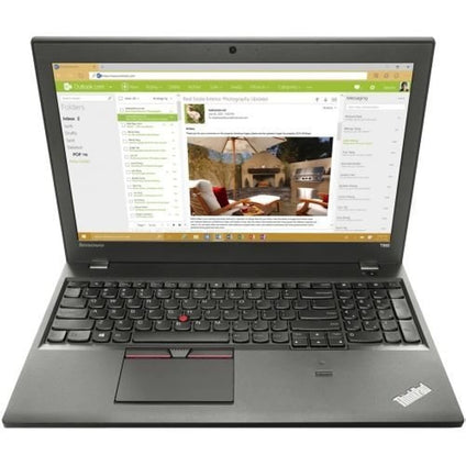Lenovo ThinkPad T560 Business Laptop, Intel Core i5-6300U CPU, 8GB DDR3L RAM, 256GB SSD Hard, 15.6 inch Display, (Renewed)