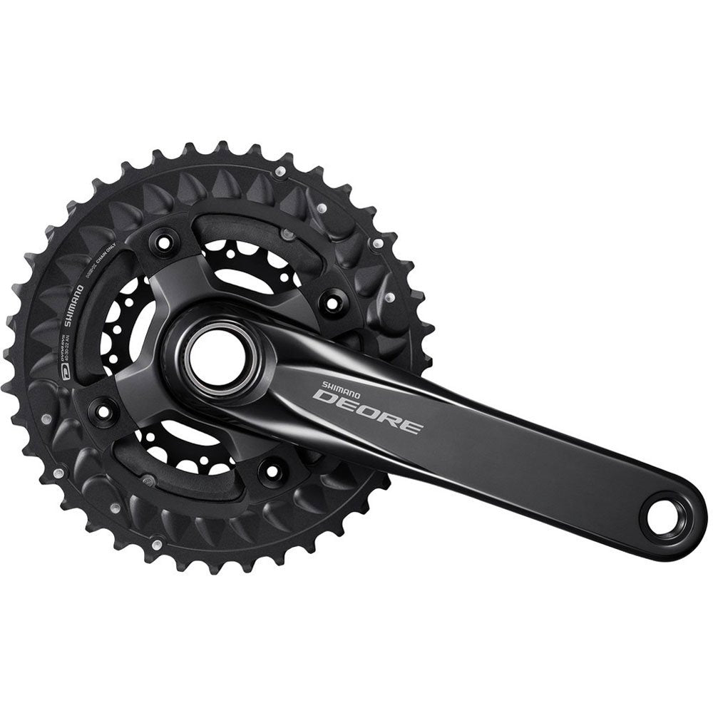 SHIMANO Deore MTB FC-M6000 Crankset 3x10-speed 40-30-22 Teeth black 2019 Crank Set