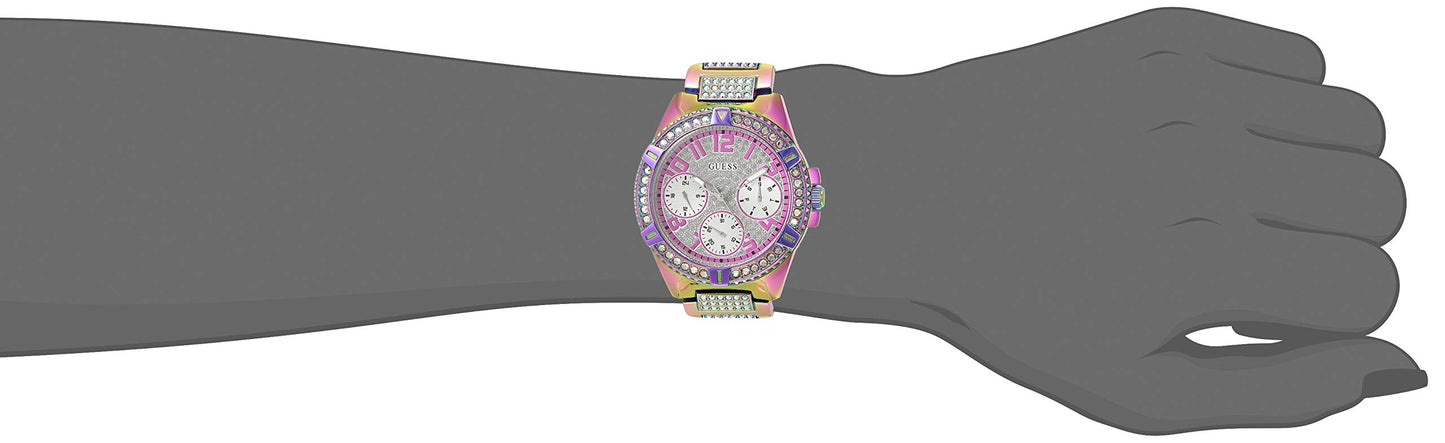 GUESS 40MM Crystal Embellished Watch, multi, GW0044L2