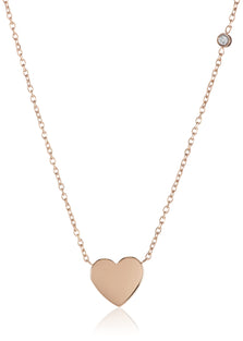 Fossil Women's Rose Gold Necklace, JF03081791