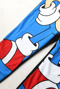 Boys Black Sonic The Hedgehog Onesie | Fully Cotton Kids Sleepwear | Dreamy Zipped Fleece All in One Sleepsuit