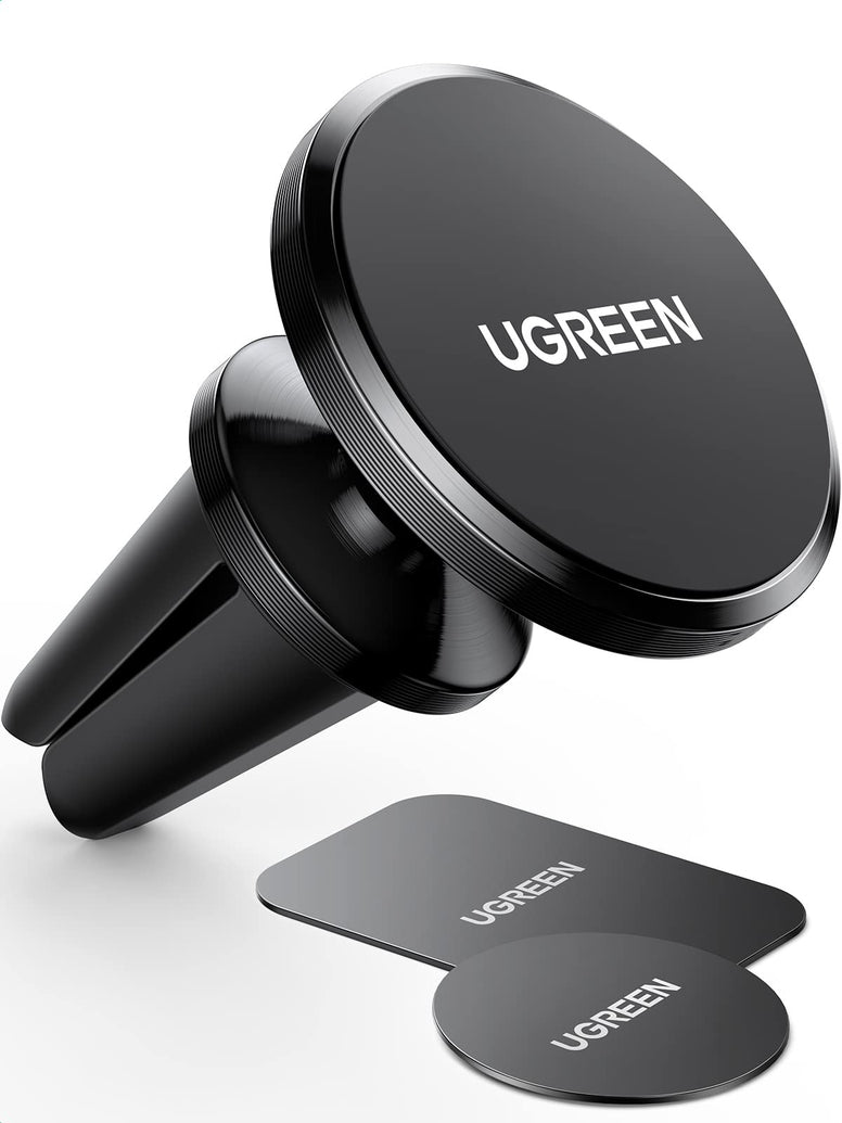 UGREEN Car Phone Holder, Magnetic Car Mount, Air Vent Phone Holder Car, Magnetic Car Holder, 360° Rotatable Car Mobile Holder Compatible with iPhone 15/14/13/12 Series, Galaxy S23 S22 S21 S20, etc