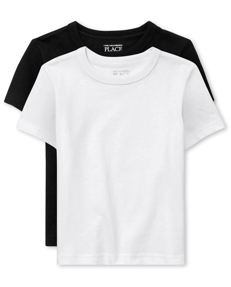 The Children's Place baby-boys Baby And Toddler Boys Basic Layering Tee 2-Pack Shirt (6-9 Months)