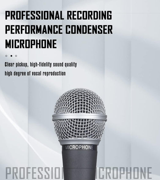Weymic New Wm58 Mic Dynamic Vocal Microphone Classic Style Microphone Audio Instrument Mic with Clean Sound,metal Body Professional Moving Coil Dynamic Handheld Microphone