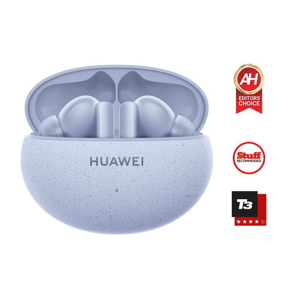 HUAWEI FreeBuds 5i Wireless Earphone, TWS Bluetooth Earbuds, Hi-Res sound, multi-mode noise cancellation, 28 hr battery life, Dual device connection, Water resistance, Comfort wear, Isle blue