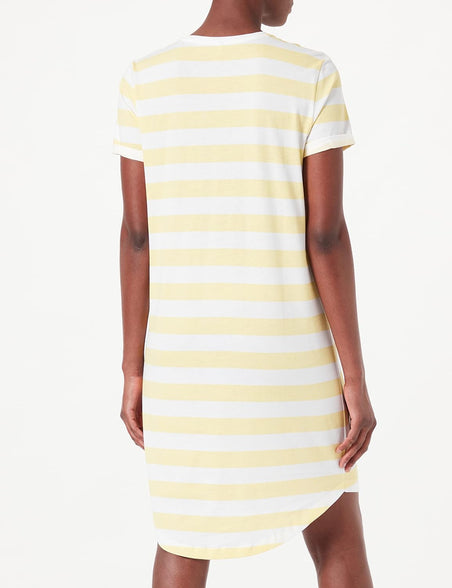 Only Women's Onlmay S/S Stripe Dress Jrs Dress