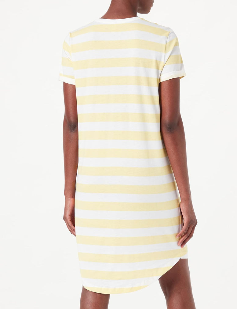 Only Women's Onlmay S/S Stripe Dress Jrs Dress