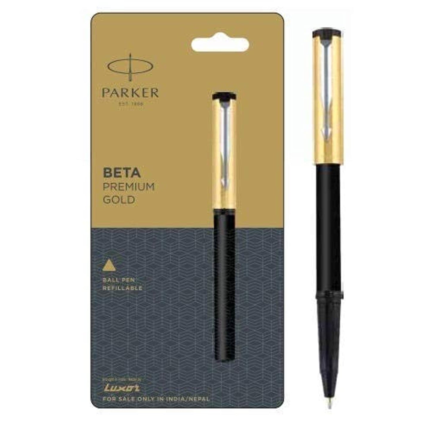 Parker Beta Premium Gold Ball Pen (Gold Finish Cap)
