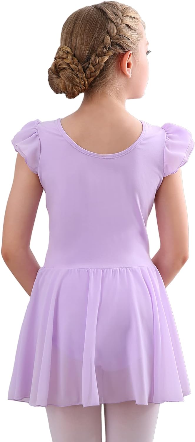 Stelle Girls Ballet Leotards Dance Dress Skirted Toddler Ballet Outfit (Toddler/Little Girl/Big Girl)