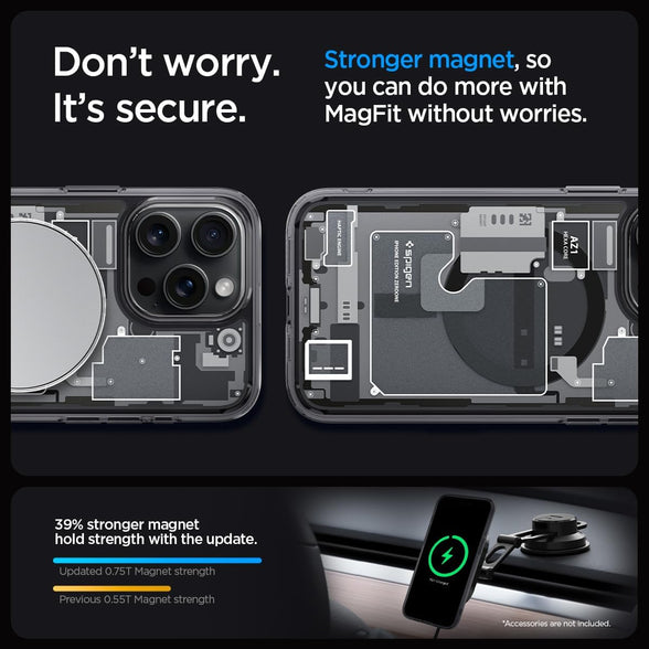 Spigen Ultra Hybrid MagFit designed for iPhone 15 Pro Max case cover compatible with MagSafe (2023) - Zero One