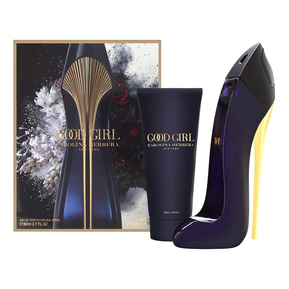 CAROLINA HERRERA Good Girl Eau De Parfum 80 ml + Body Lotion 100 ml, Travel Set For Women