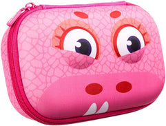 ZIPIT Wildlings Pencil Box for Girls | Pencil Case for School | Organizer Pencil Bag | Large Capacity Pencil Pouch (Pink)