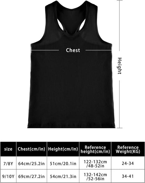 3 Pieces Girls Dance Tank Top Racerback Crop Tank Top Sleeveless Dance Top for Ballet Gymnastics Dancewear