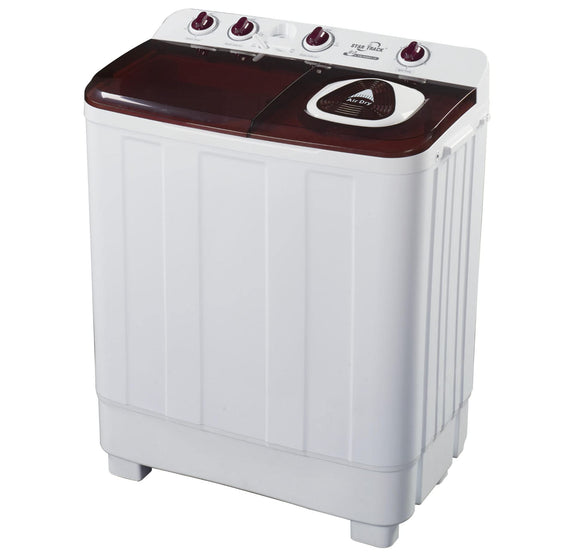 Star Track 15 kg Twin-tub Semi-Automatic Washing Machine, Top-Load Washer with Filter, SW-1700R1-TK Spin-Dry,