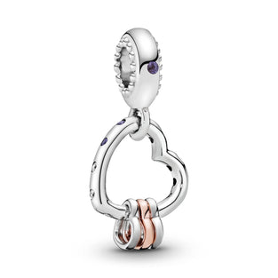 Pandora Women Silver Bead Charm - 787247NLCMX