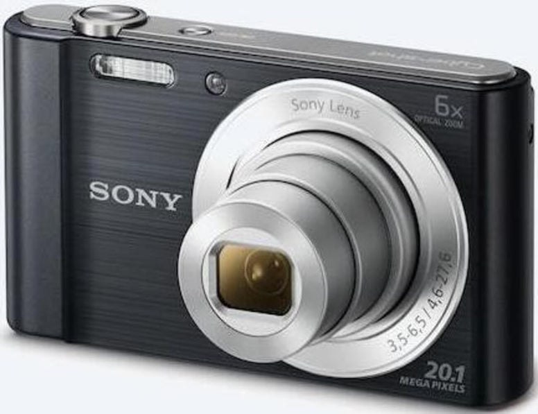 Sony DSC-W810 Digitalkamera (20,1 Megapixel, 6x optischer Zoom (12x digital), 6,8 cm (2,7 Zoll) LC-Display, 26mm Weitwinkelobjektiv, SteadyShot) schwarz