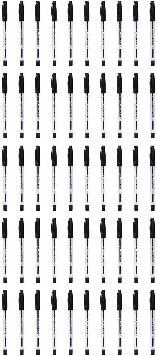 Faber-Castell 1423 0.7mm Ball Pen (Set of 50, Black)