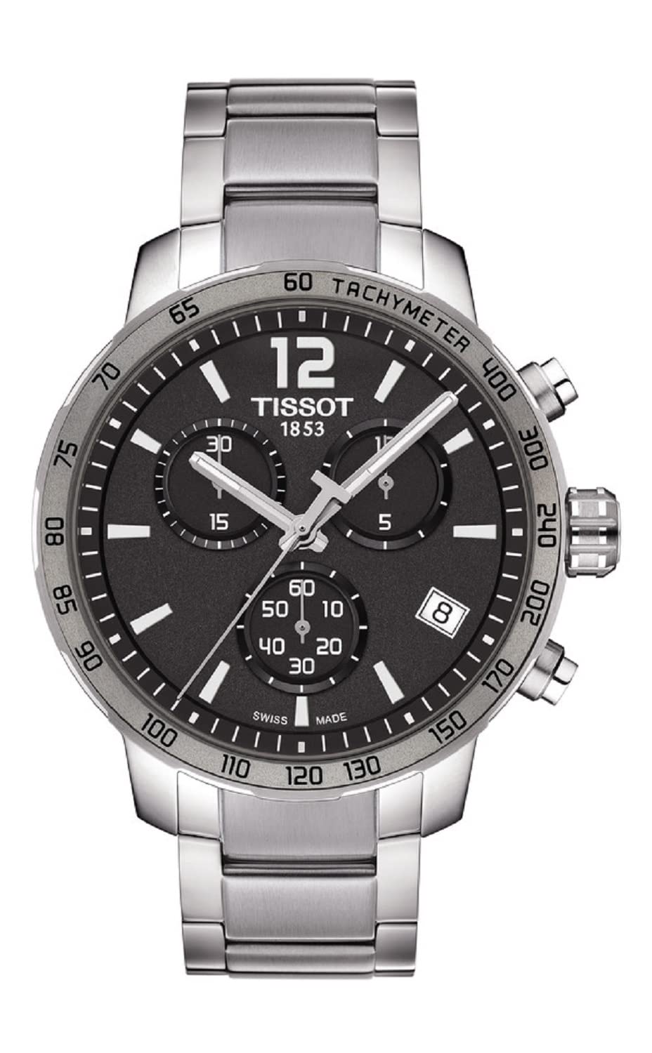 Tissot Mens Quartz Watch, Analog Display and Stainless Steel Strap T095.417.11.067.00