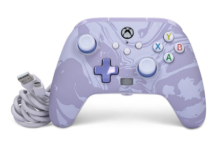 PowerA Enhanced Wired Controller for Xbox Series X|S - Lavender Swirl