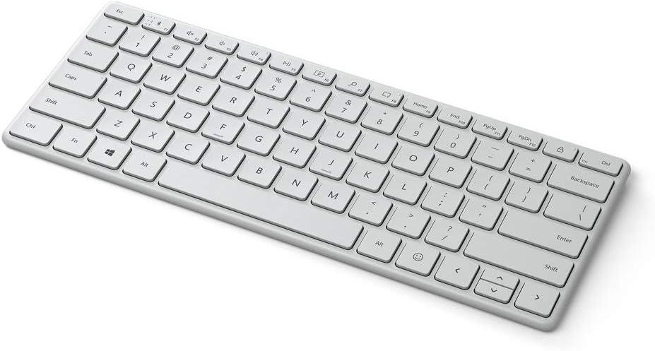 Microsoft 21Y-00034 Designer Compact Bluetooth Keyboard - White