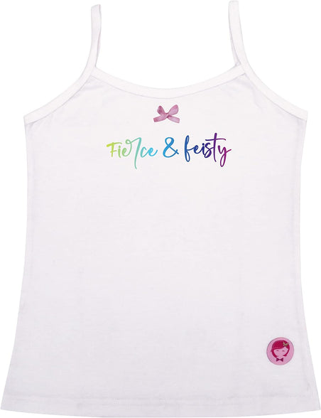 D'chica Girls Undershirt Cotton Camisoles Shelf Bra Layering Cami